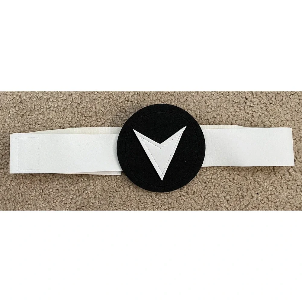 Creative Capes Superhero Costume Kids One Size Black Silver W Cape Mask Set